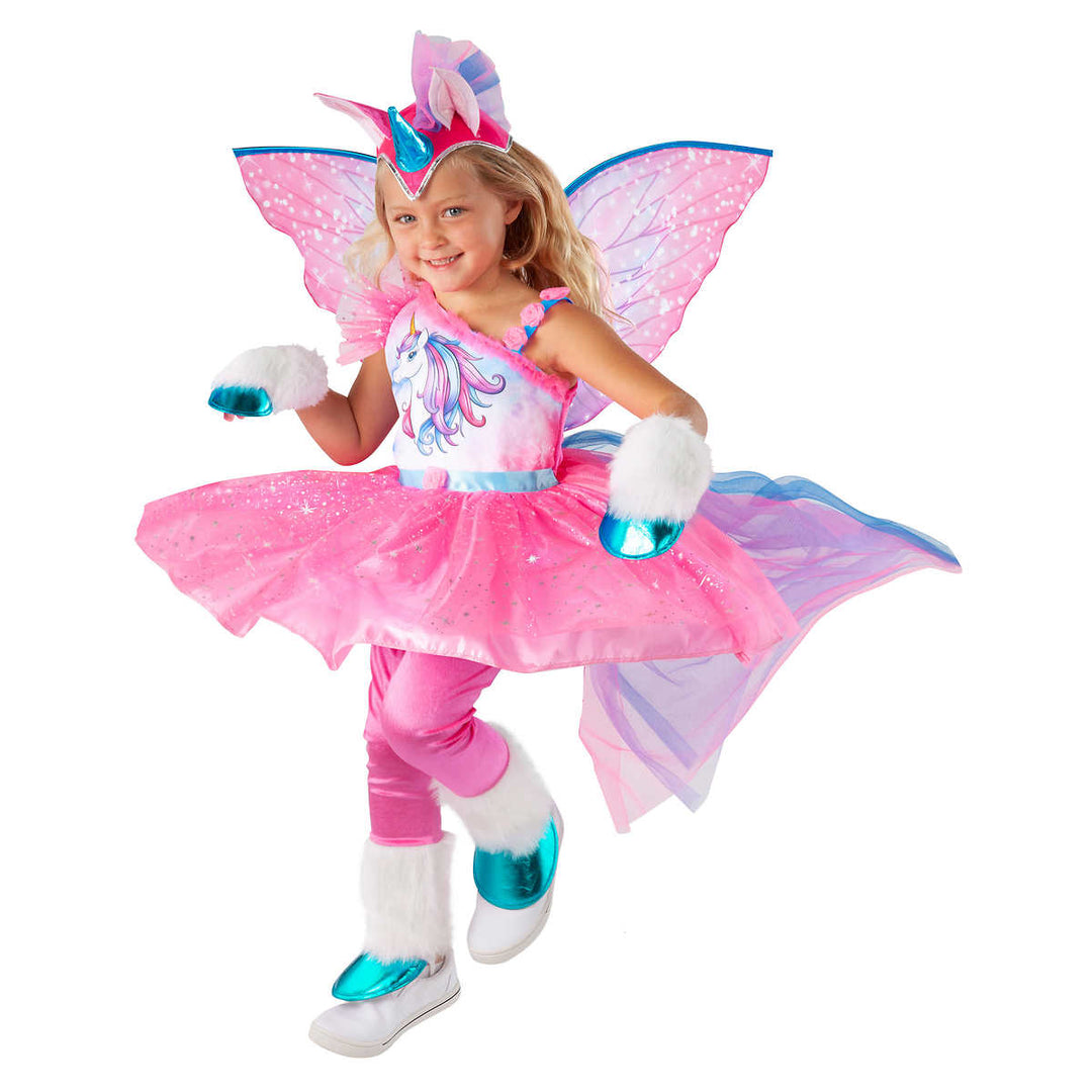Teetot - Déguisement licorne ailée pour enfant arc-en-ciel