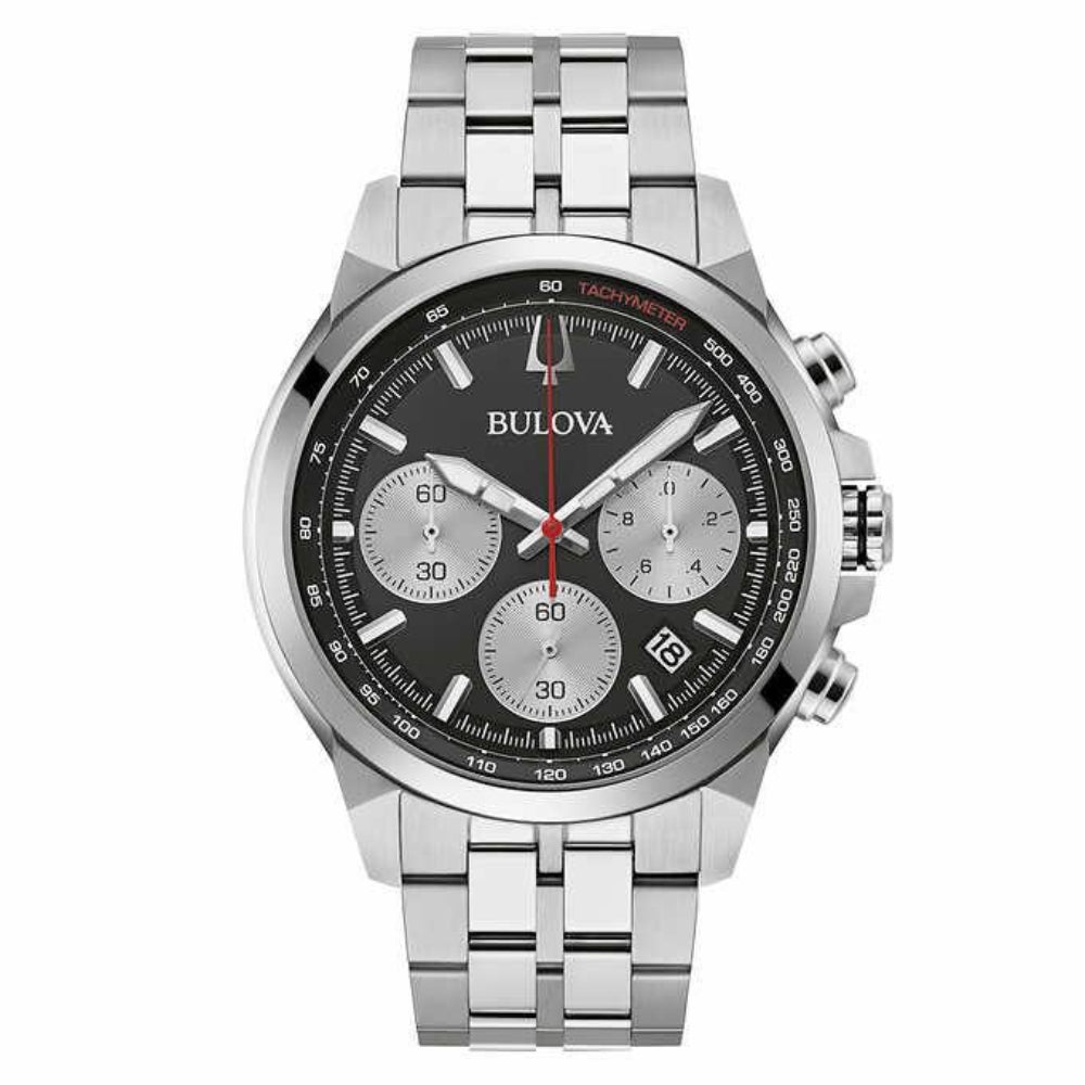 Bulova - Montre classique à cadran noir 96B392