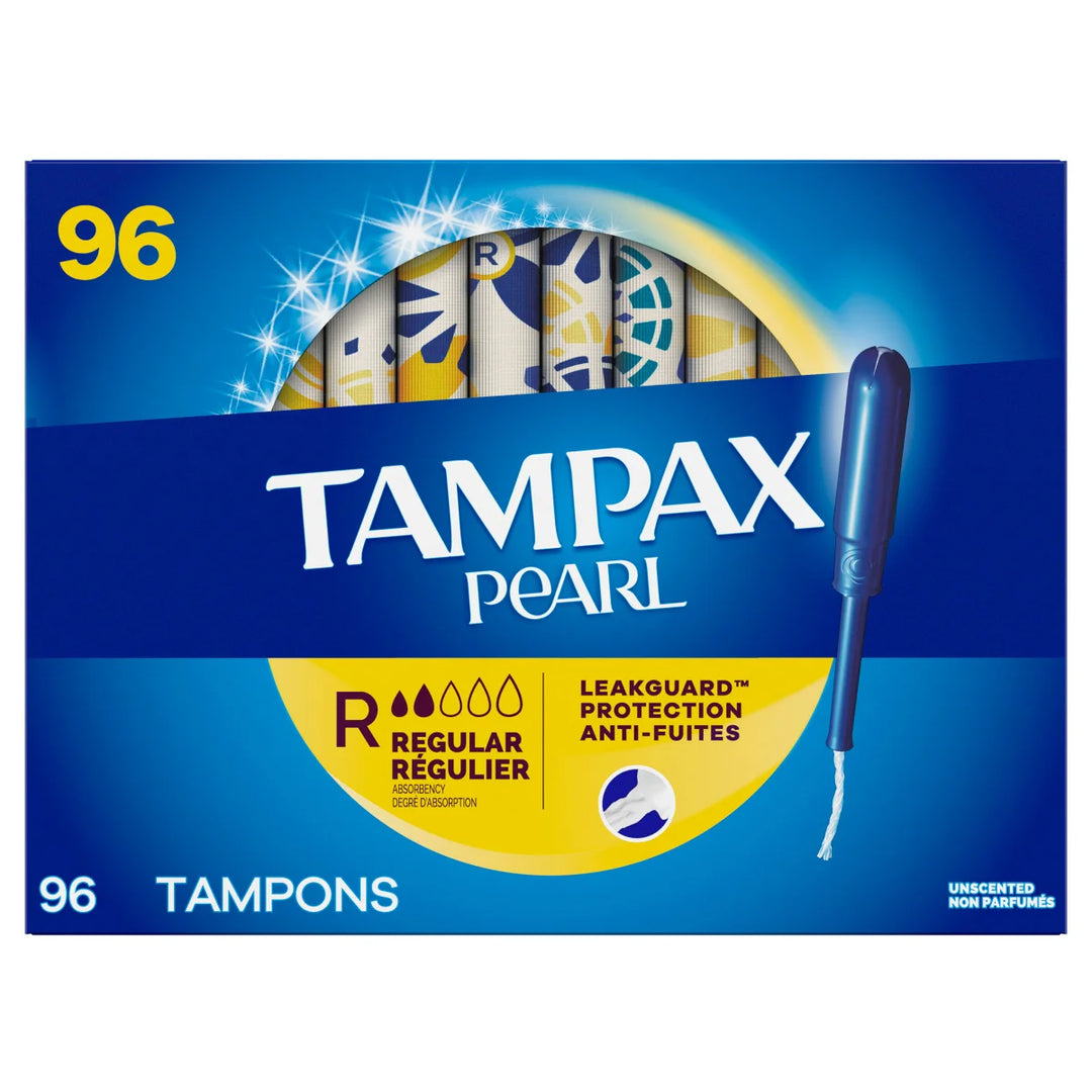 Tampax Pearl - Tampons Régulier, 96 serviettes
