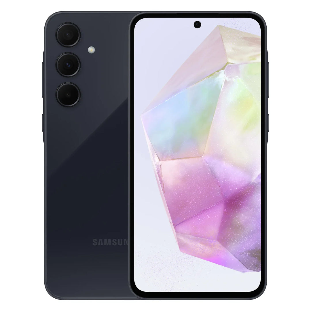 Samsung - Téléphone intelligent déverrouillé Galaxy A35 5G de 128 Go, bleu noir