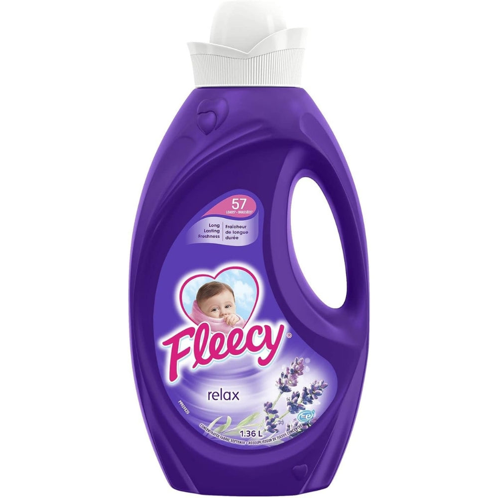 Fleecy - Adoucissant liquide Aroma Therapy Relax, 1,36 L