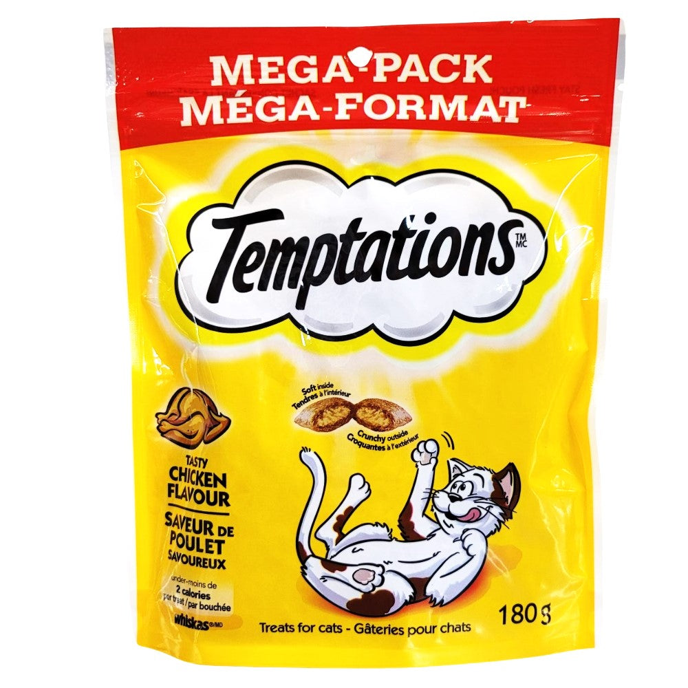 Temptations - Gâteries pour chats à saveur de poulet savoureux