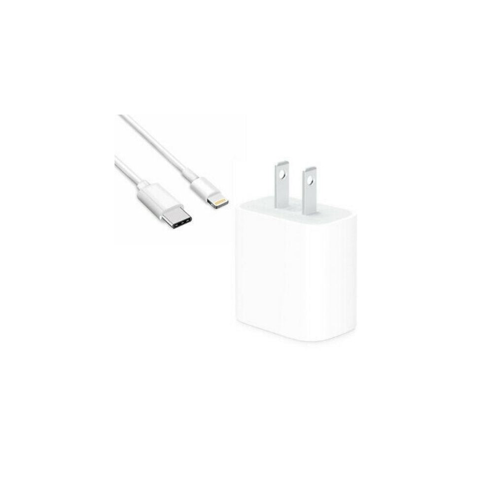 Apple - Câble USB-C vers Lightning et adaptateur secteur USB-C de 20 Watts