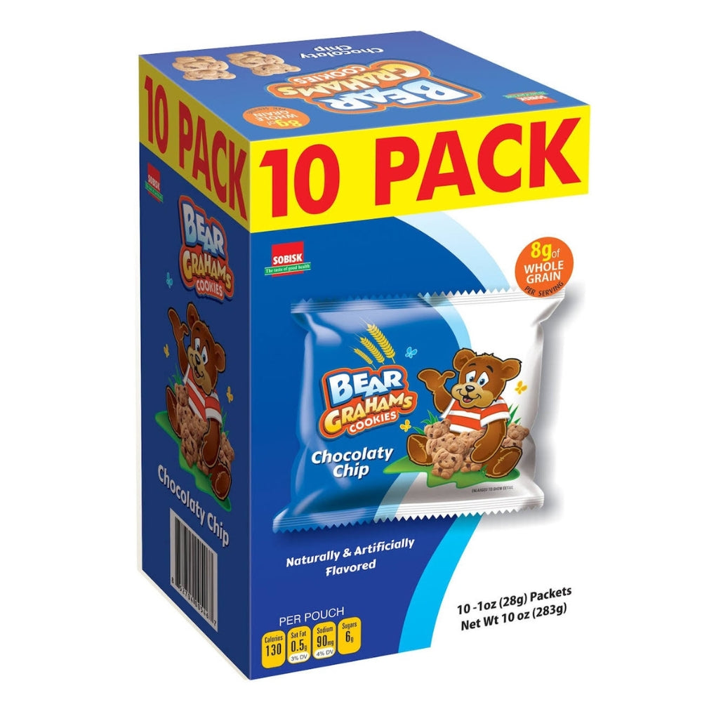 Sobisk - Boîte de 10 sachets de biscuits Grahams
