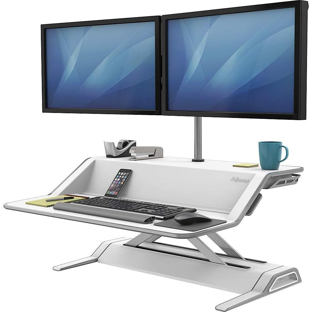 Fellowes Lotus - Bureau assis-debout réglable prémonté NOIR
