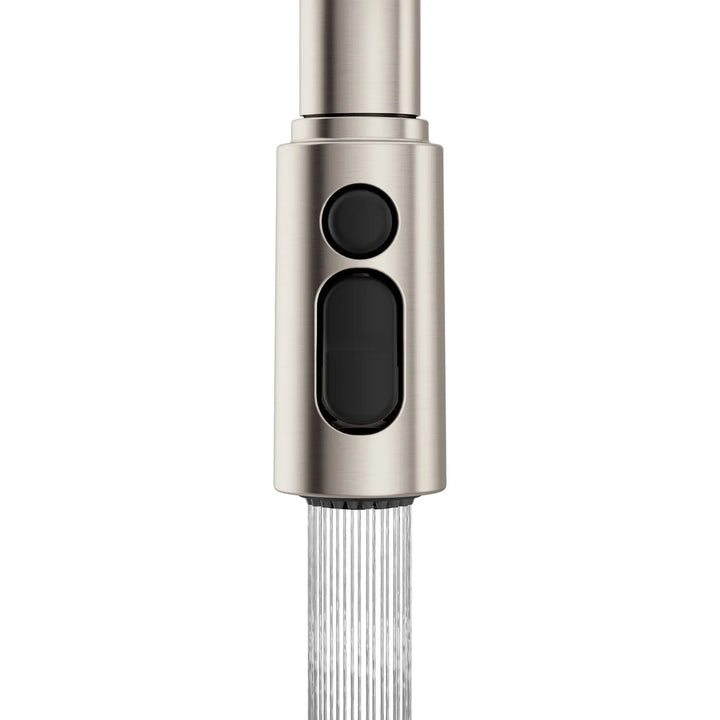 Moen - Robinet de cuisine à poignée unique et douchette extractible Nilain