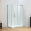 Ove - Douche en coin Kelsey de 48 x 32 po avec base