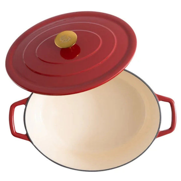 Chuck Hughes - Cocotte ovale en fonte, 5,2 L