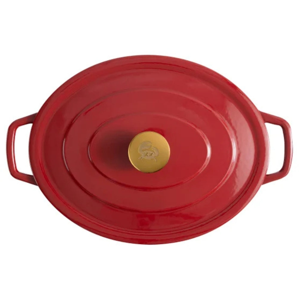 Chuck Hughes - Cocotte ovale en fonte, 5,2 L