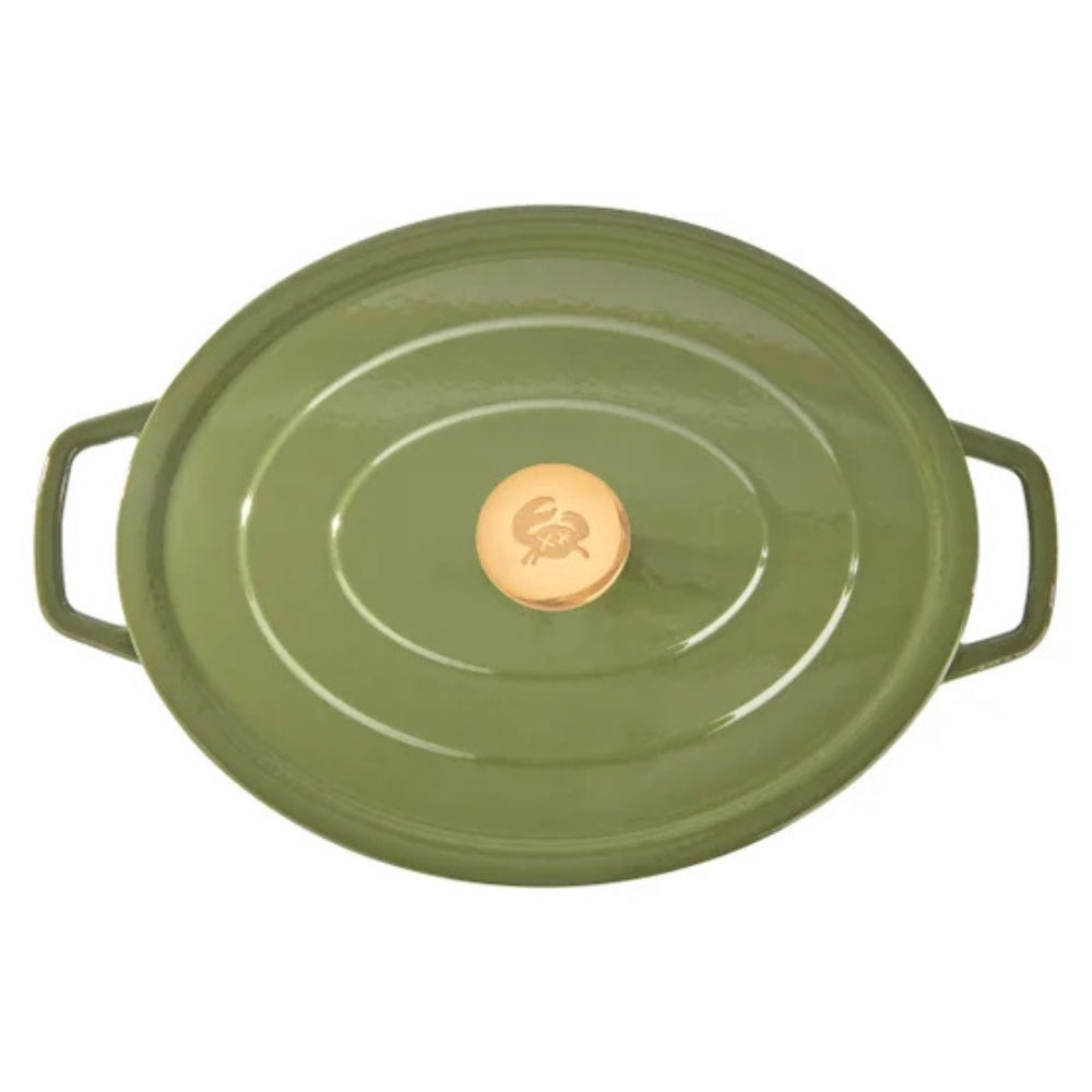 Chuck Hughes - Cocotte ovale en fonte, 5,2 L