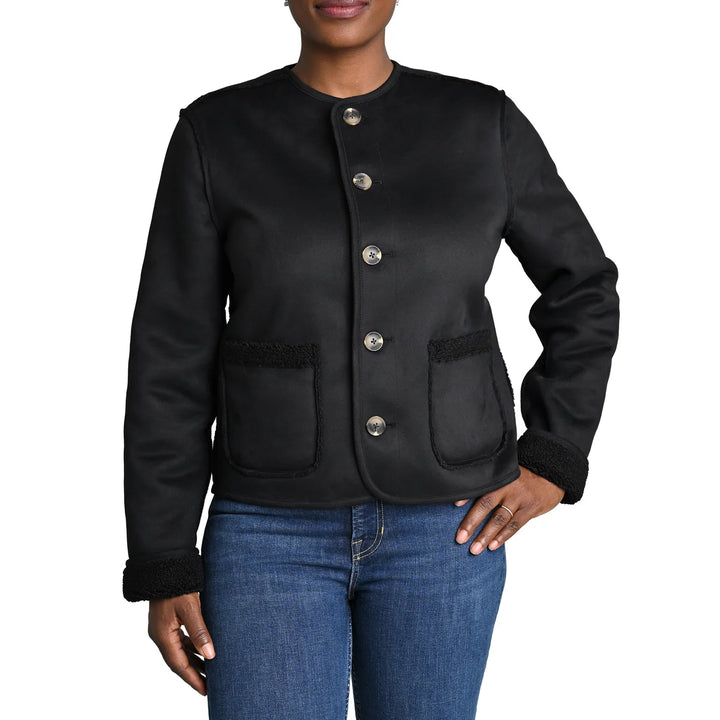 Briggs - Veste sherpa réversible