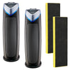 GermGuardian 4-in-1 Tower Air Purifier with UV-C Filter - 2-Pack