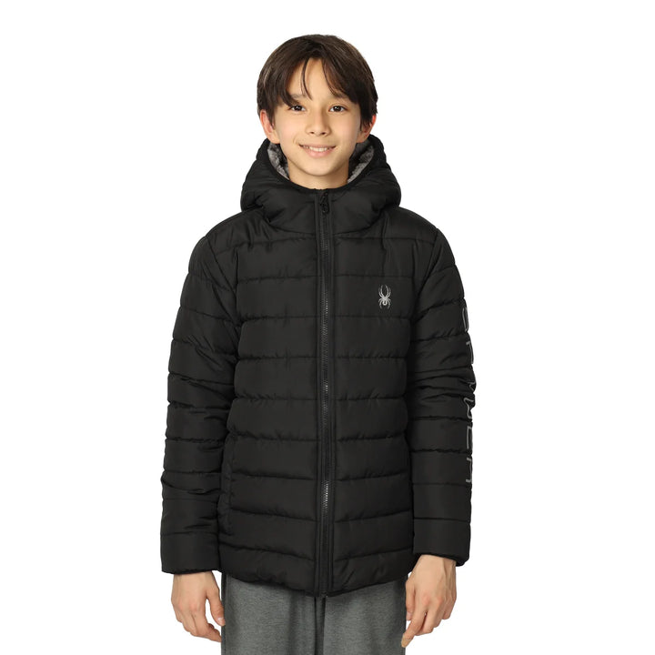 Spyder - Manteau matelassé doublé en sherpa