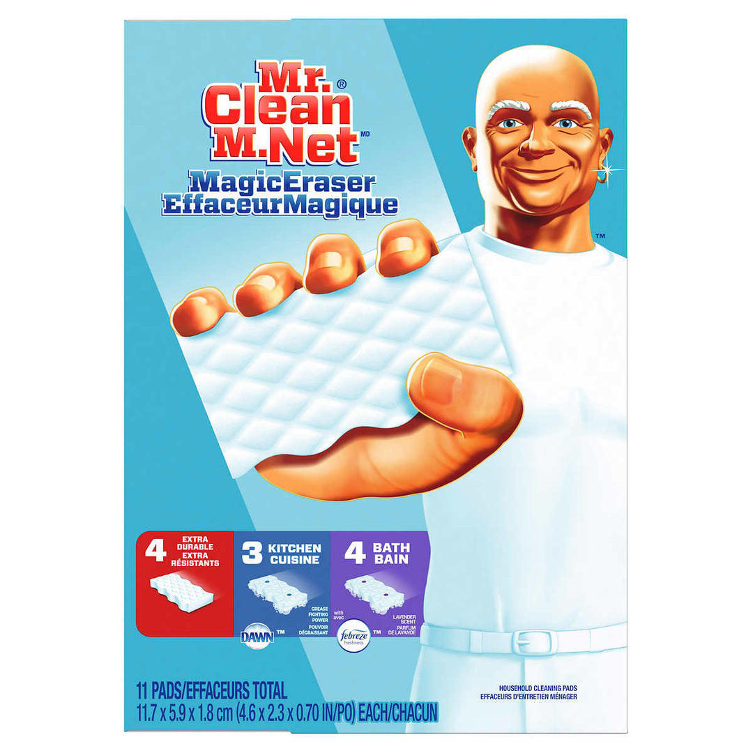 Mr Net - Variety Pack of Magic Erasers, 11 Pieces