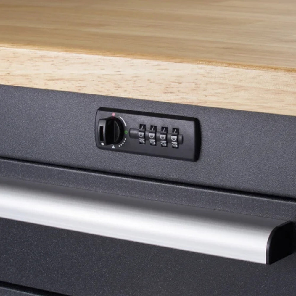 Trinity - Trinity 48 in rolling workbench with 8 drawers and combination lock