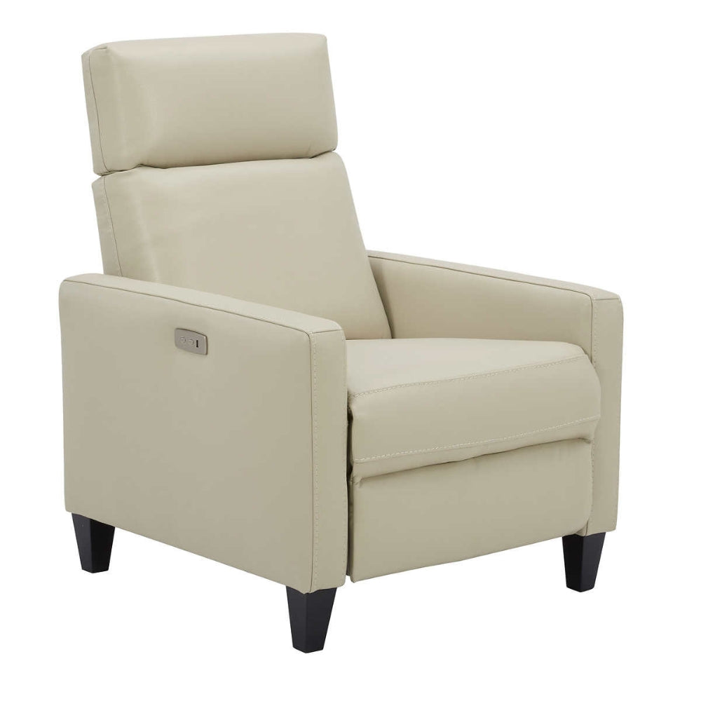 Gilman Creek Furniture - Leather Recliner with Power Recliner and Manual Headrest