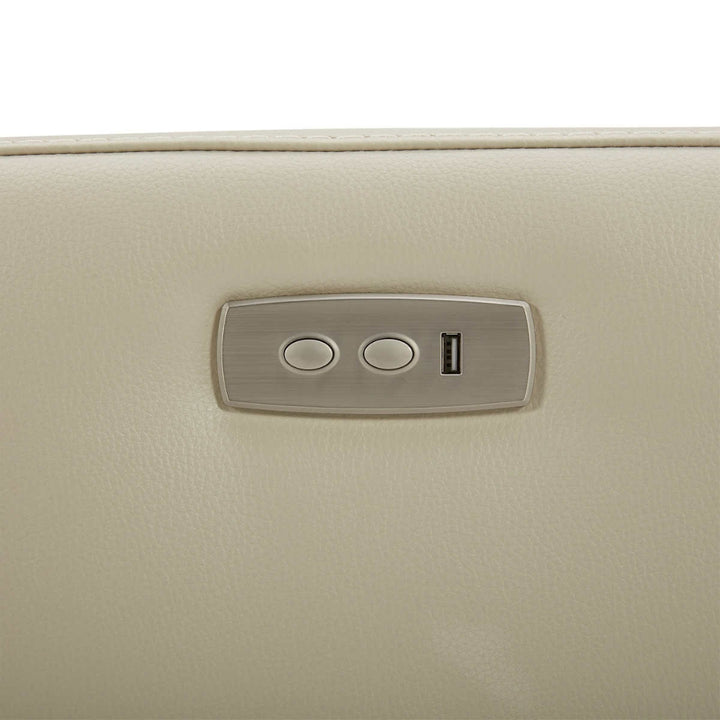 Gilman Creek Furniture - Leather Recliner with Power Recliner and Manual Headrest