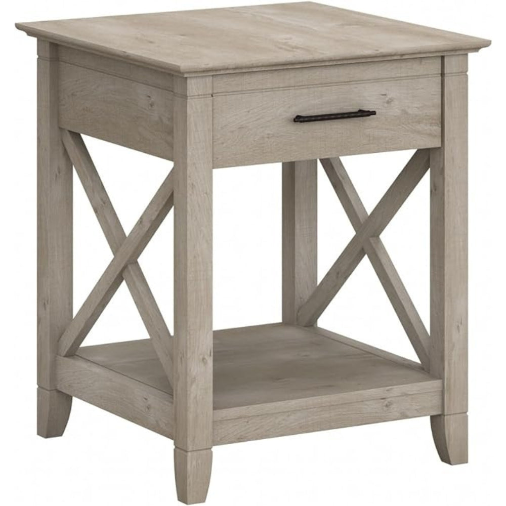 Bush Furniture - Petite table d'appoint avec rangement Key West
