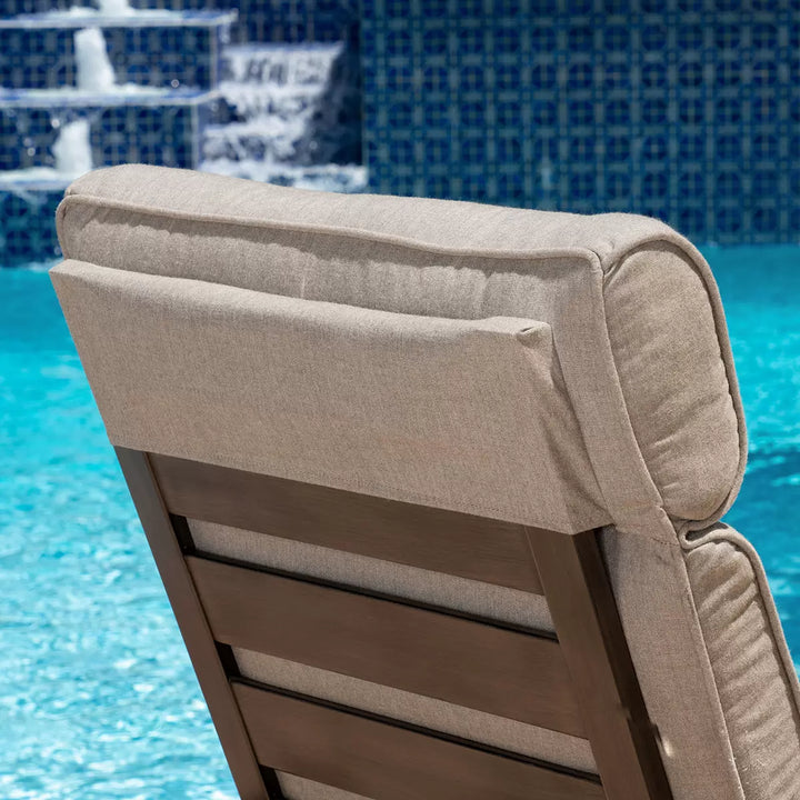 Sunvilla - Ensemble de chaises longues rembourrées