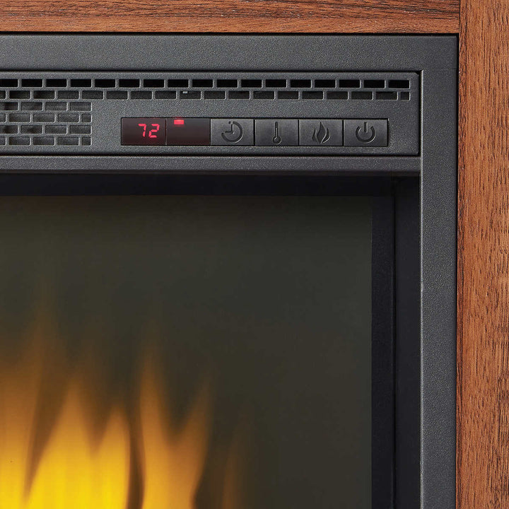 Muskoka - Laurentian 149.9 cm (59 in.) Multimedia Electric Fireplace, Burnished Walnut