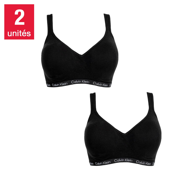Calvin Klein - Soutien-gorge sans coutures, paquet de 2