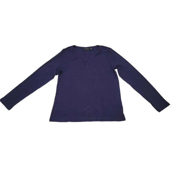 Rafaella V-Neck Sweatshirt