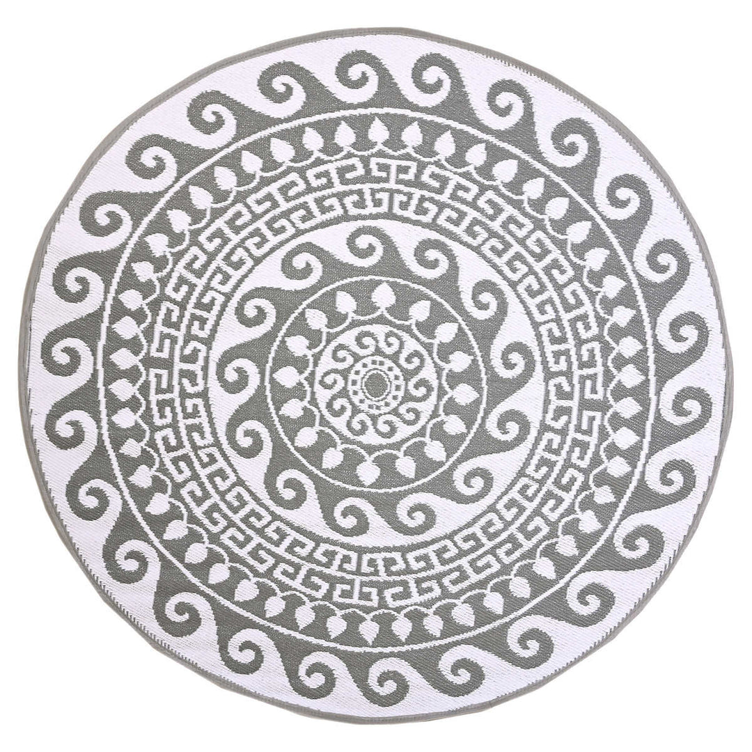 Viana – Tapis rond d’intérieur ou d’extérieur à motif Folklorique