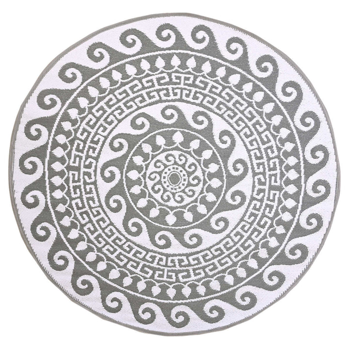 Viana – Tapis rond d’intérieur ou d’extérieur à motif Folklorique