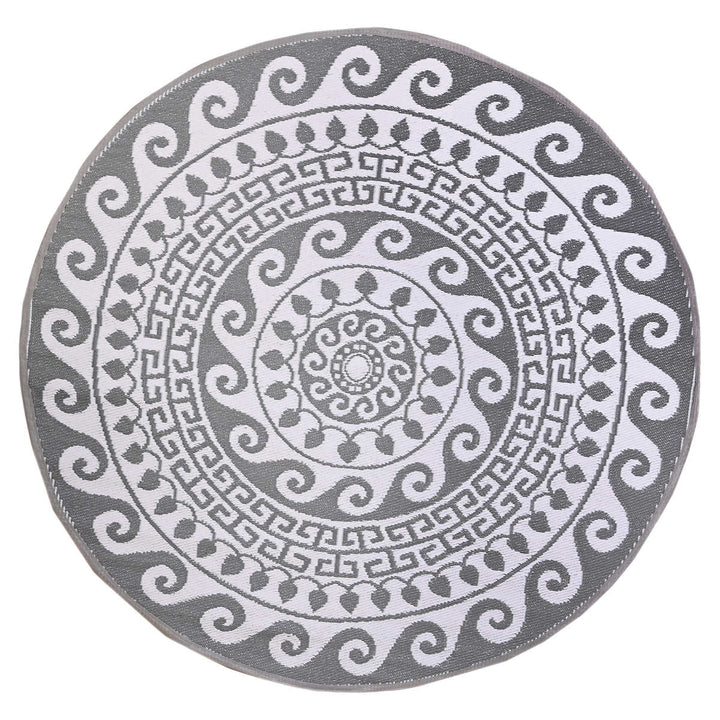 Viana – Tapis rond d’intérieur ou d’extérieur à motif Folklorique