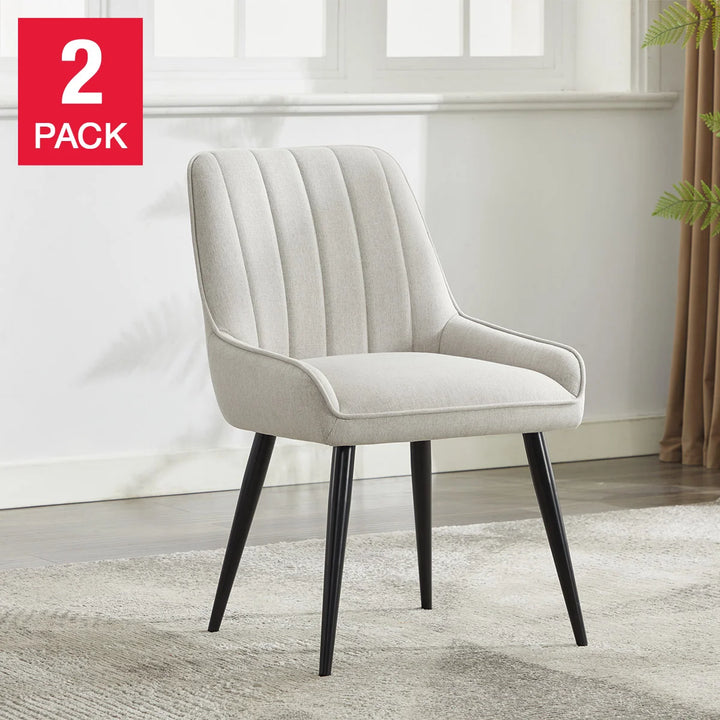 Gemini Fabric Dining Chair - 2-Pack