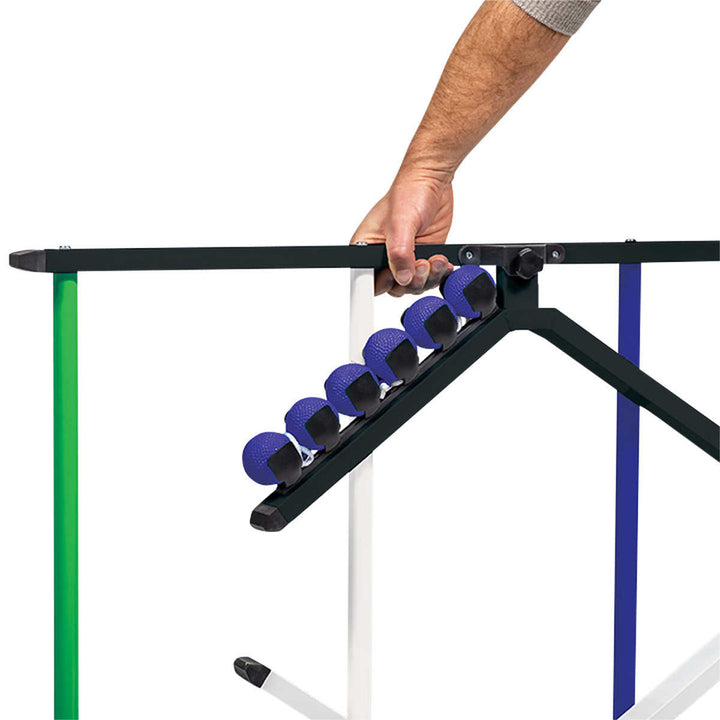 EastPoint - Ensemble de jeux de balles en échelle et de tir à la bouteille 2-en-1