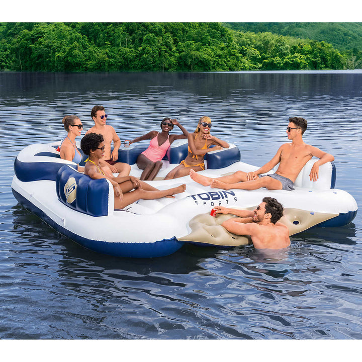 Tobin - Île gonflable géante pour 7 personnes
