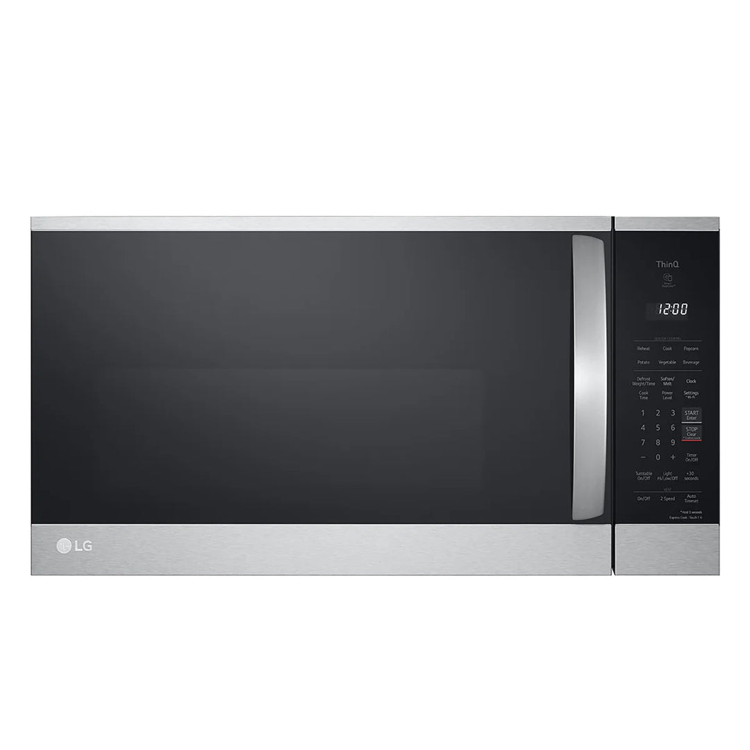 LG - Four à micro-ondes 1,8 pi³ à hotte intégrée - 300pi³/min