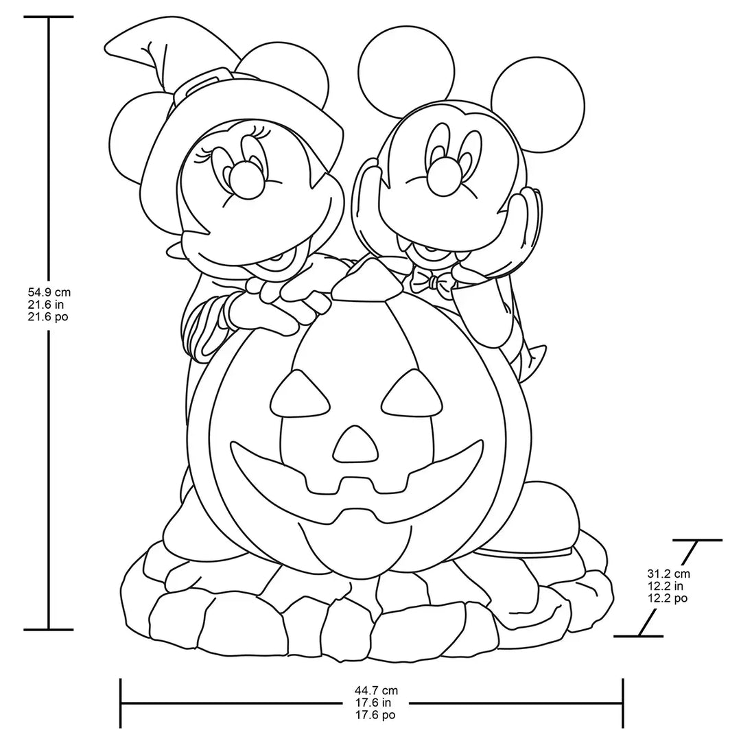 Disney - Citrouille d'Halloween