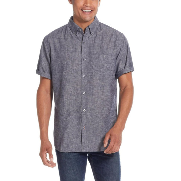 Weatherproof - Chemise en mélange de lin vintage