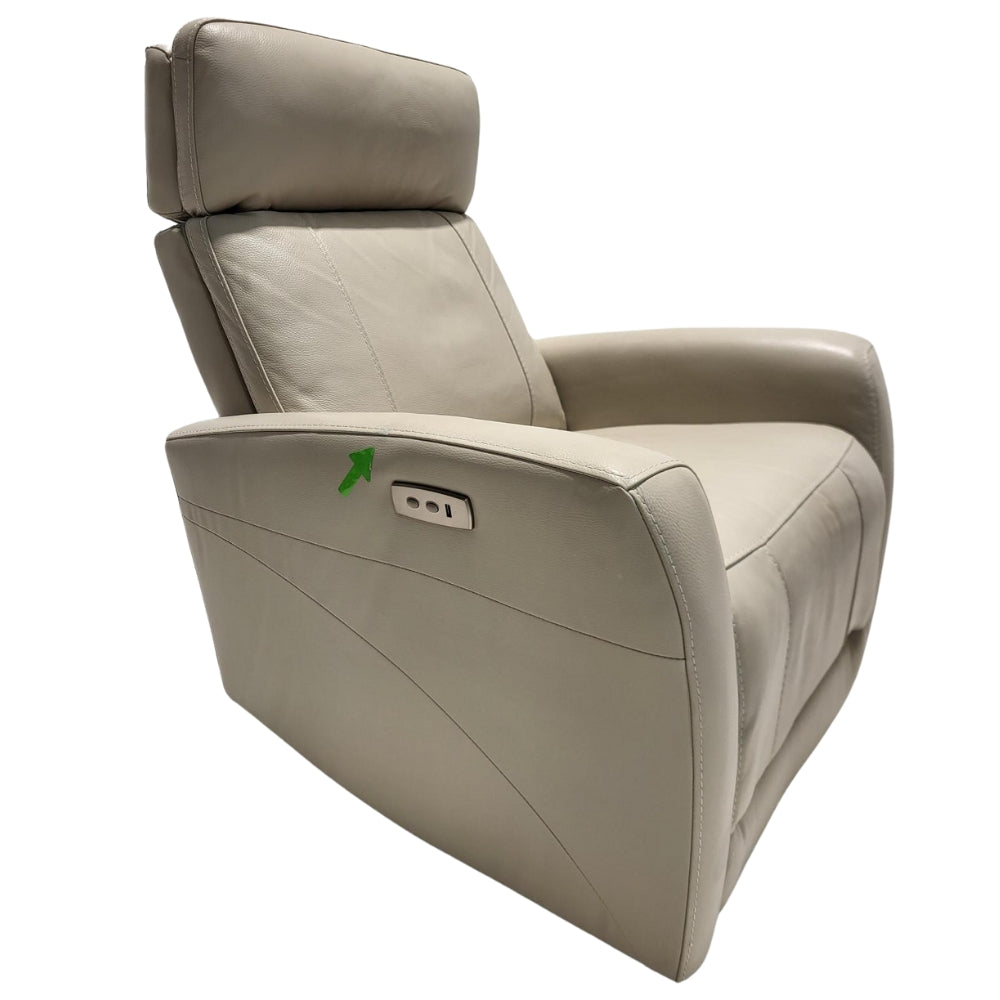 Gilman Creek Furniture Leather Swivel Recliner