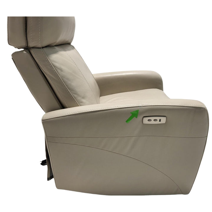 Gilman Creek Furniture Leather Swivel Recliner