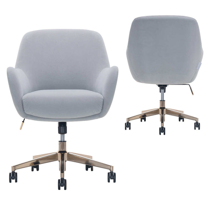 Lillian August Elyse - Velvet Fabric Office Chair