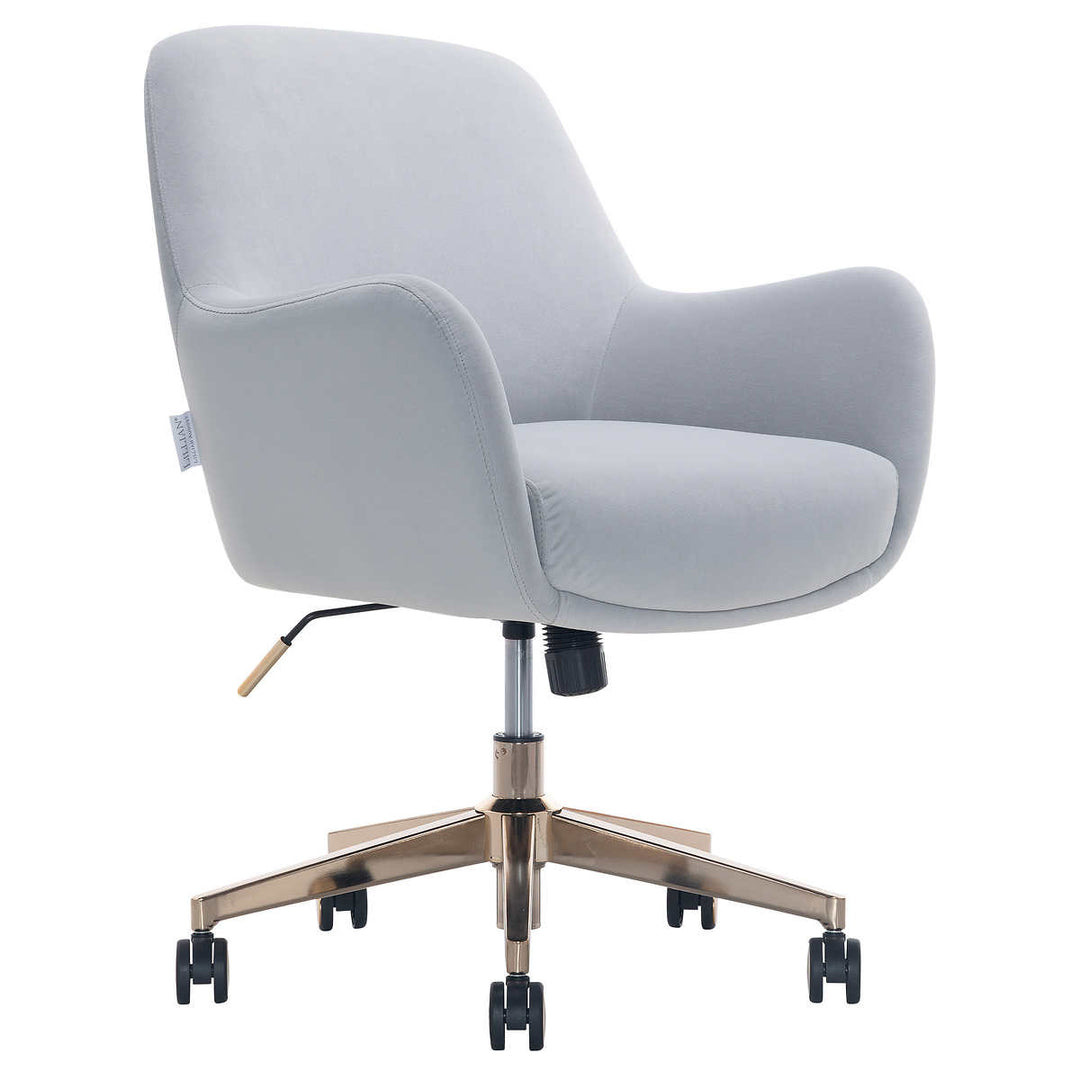 Lillian August Elyse - Velvet Fabric Office Chair