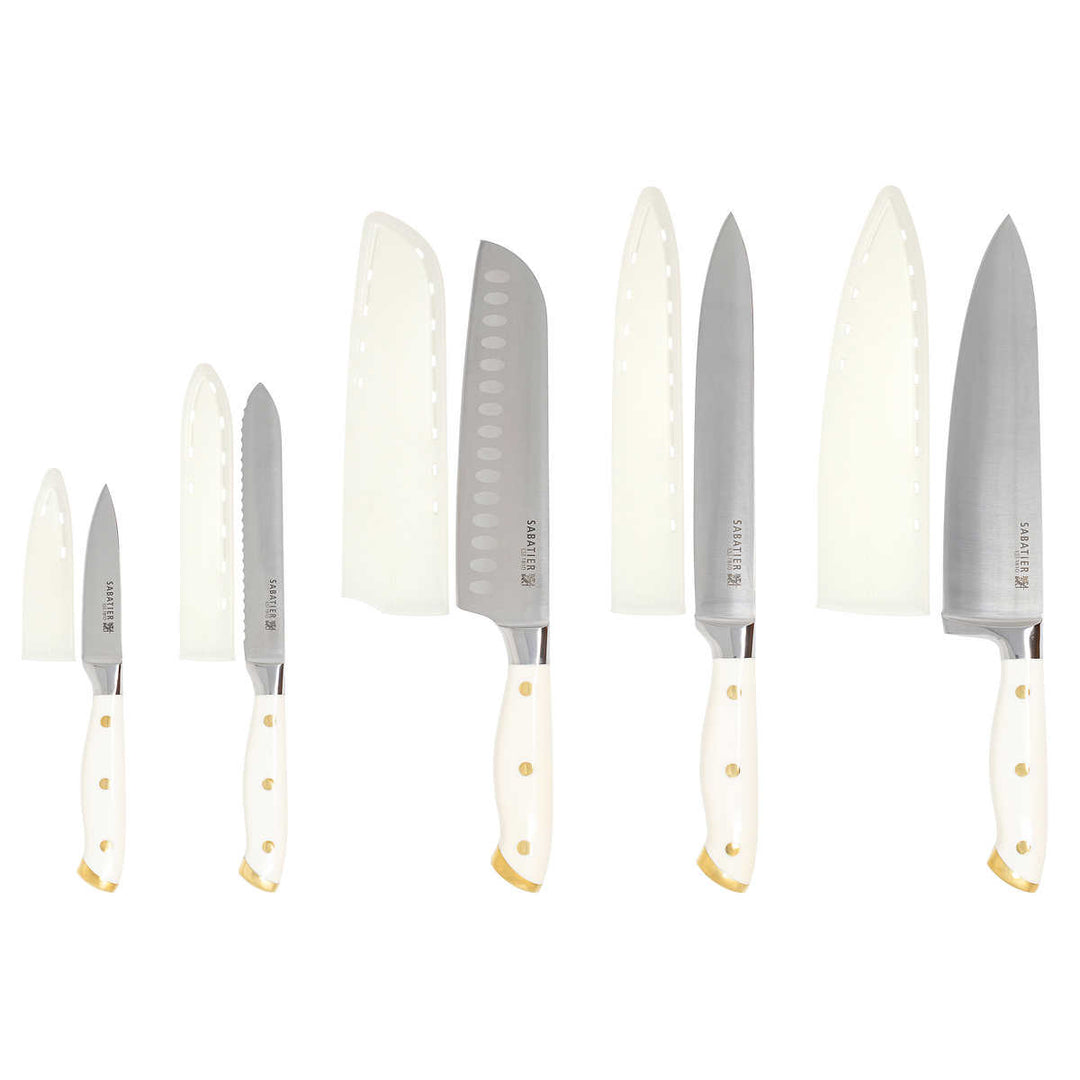 Sabatier – Ensemble de couteaux forgé en acier inoxydable, 5-pièce