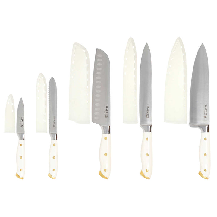 Sabatier – Ensemble de couteaux forgé en acier inoxydable, 5-pièce