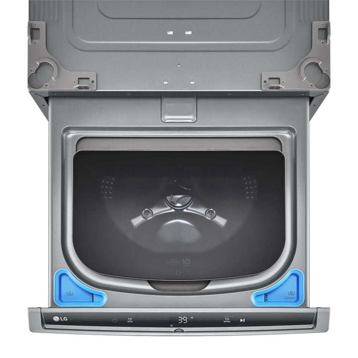 LG - 27 in. 1.0 cu. ft. Graphite Steel SideKick Pedestal Washer