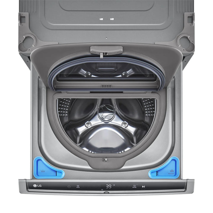 LG - 27 in. 1.0 cu. ft. Graphite Steel SideKick Pedestal Washer