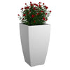 Mayne - Tall White Planter 26 in