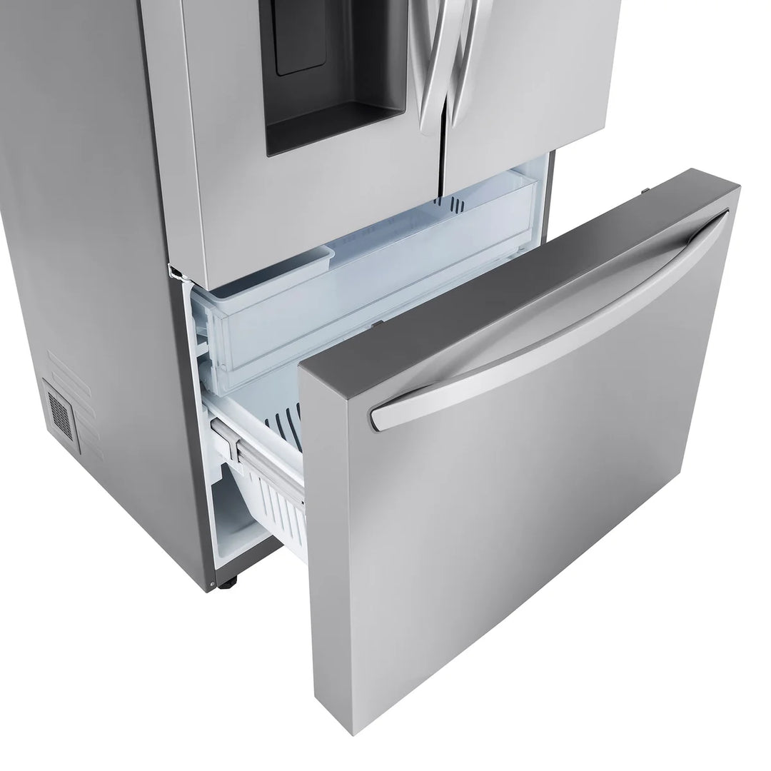 LG - 36" smart refrigerator, 26 cu ft