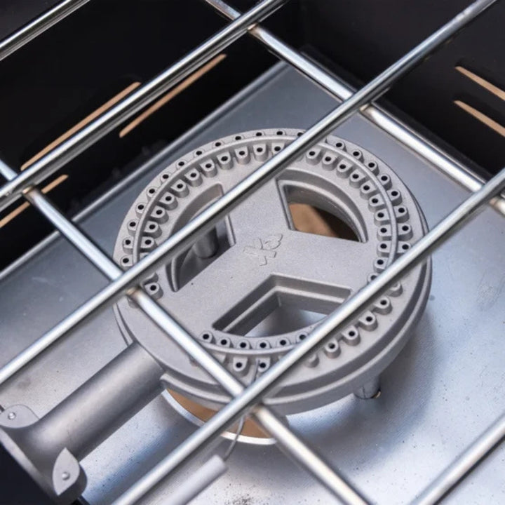 Camp Chef - 3-burner stove with Tundra grill