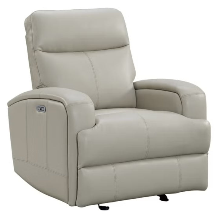 Sora Ridge – Full-grain leather motorized reclining and sliding armchair