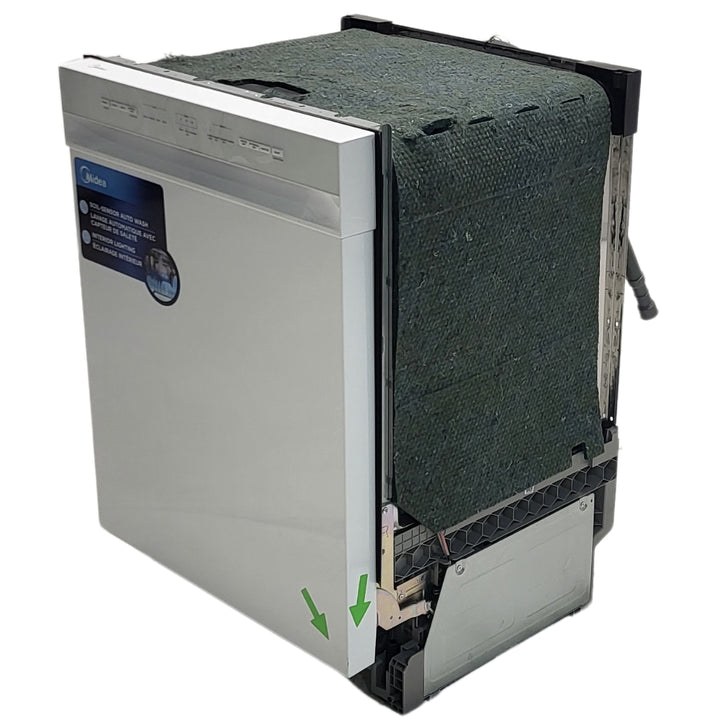 Midea - Lave-vaisselle encastrable avec cuve hybride 24 po