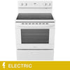 Midea - Cuisinière autoportante à surface de cuisson lisse de 30 po et 5,1 pi³
