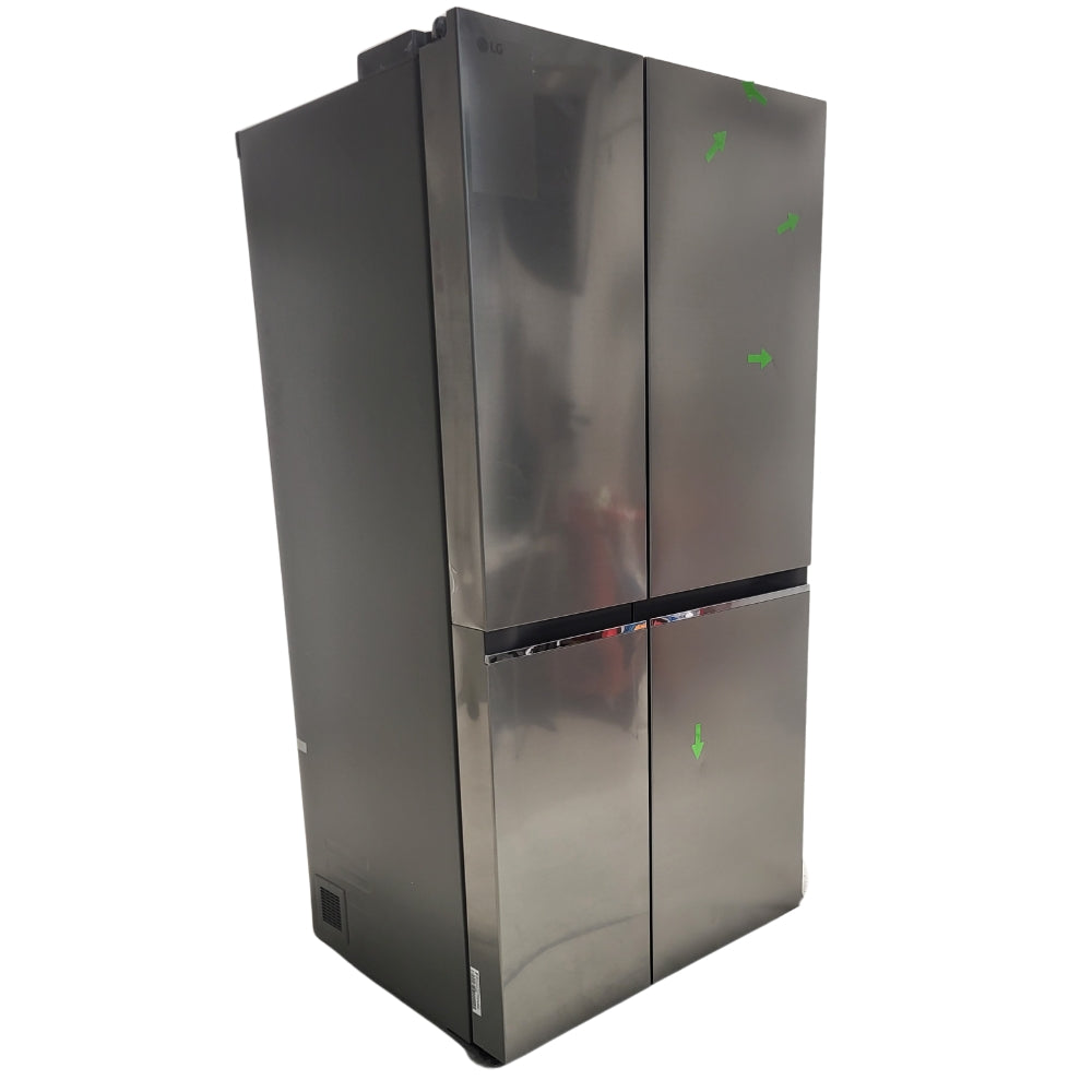 LG - Réfrigérateur côte à côte de 36 po. 23 pi³